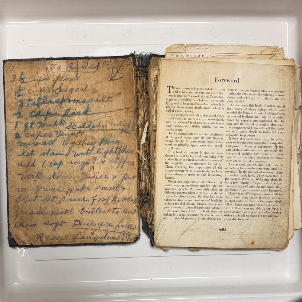 Vintage Recipe Book for Home Kitchen - Picture 4 of 10